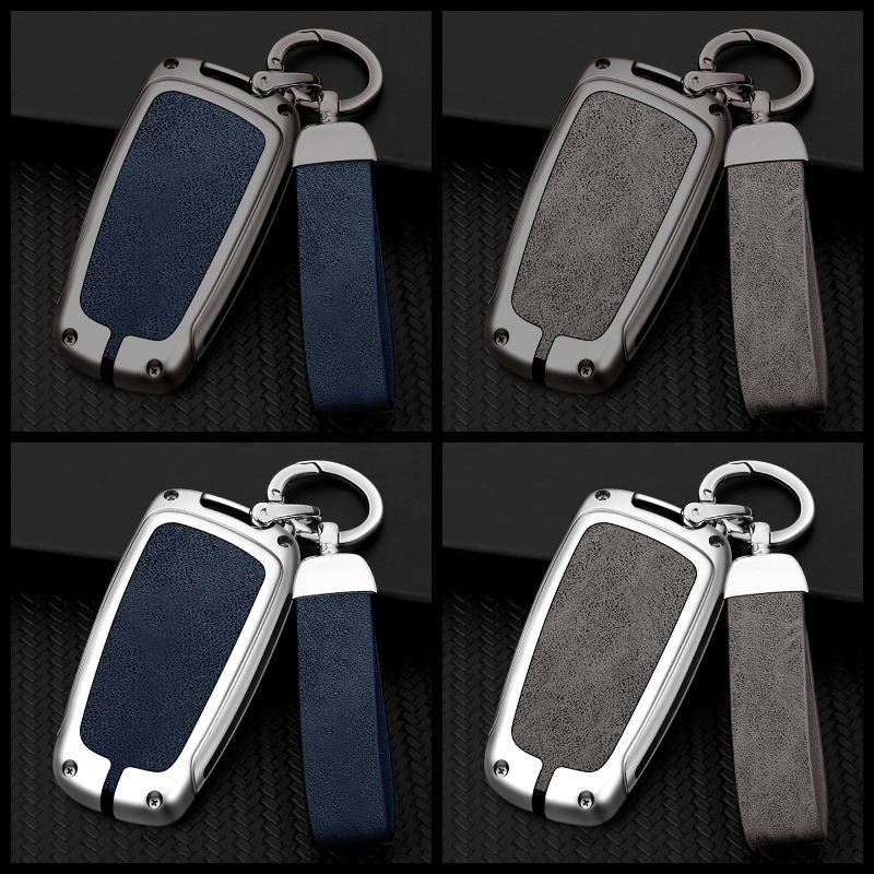 Custom Car Logo Metal Leather Car Key Case Cover For Bmw F20 F30 G20 F31 F34 F10 G30 F11 X3 F25 X4 I3 M3 M4 1 3 5 Accessories