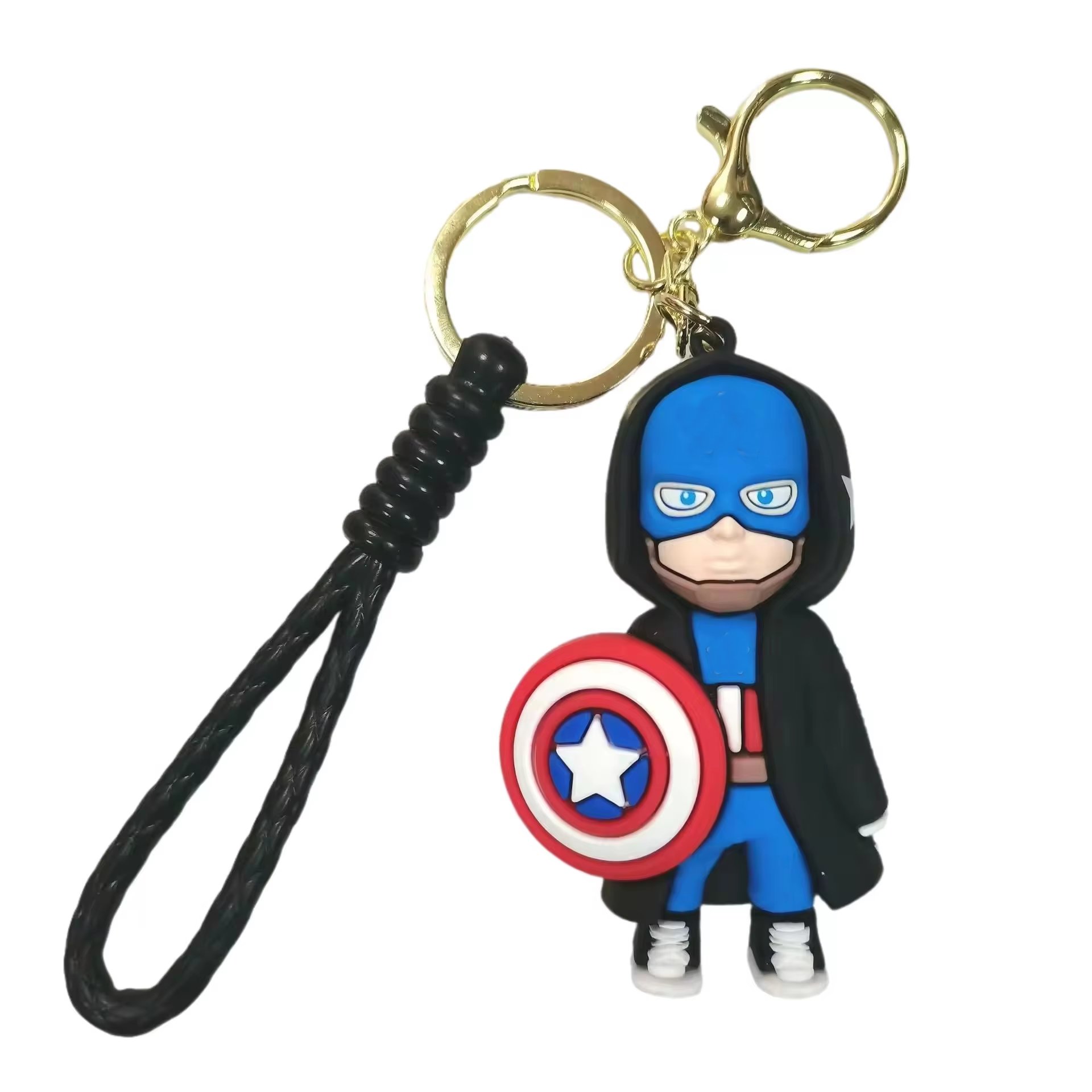2024 new manufacturer 3d Low Price Promotion Items Soft PVC keychain ring gift toy keyring keychain Figure Silicone Keychains