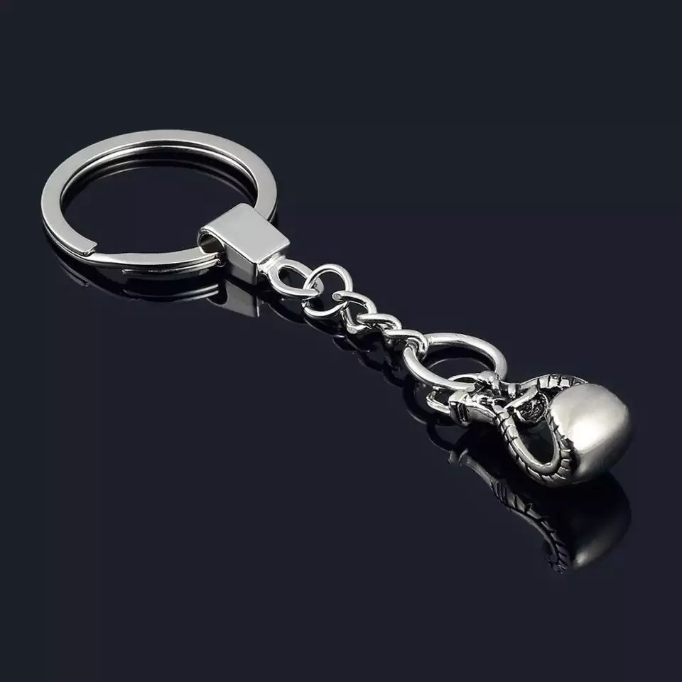 Custom Mini Boxing Gloves Keychain New Design Silicone Rubber and Soft PVC for Promotion Gifts Leather and Metal Material