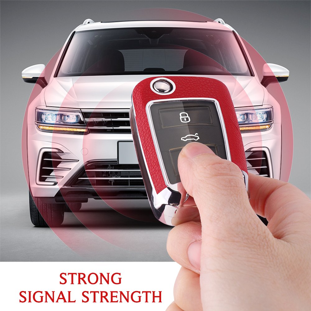 For Volkswagen Key Fob Cover 3 button key shell fit for Volkswagen golf7/Lamando/Superb/teramont/Tiguan L/Touran/LAVIDA PLUS