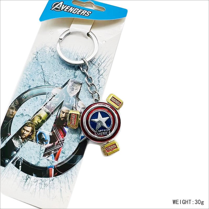 Superhero Captain America Deadpool Natsume Friend Tent Dragon Ball Goku Pendant Bag Key Chain Accessories
