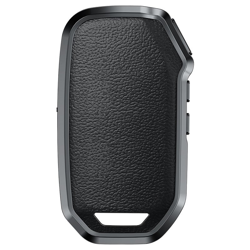 2023 Luxury Design 4 Color Available Leather Aluminum Alloy Metal Car Fob Key Case Cover for KIA