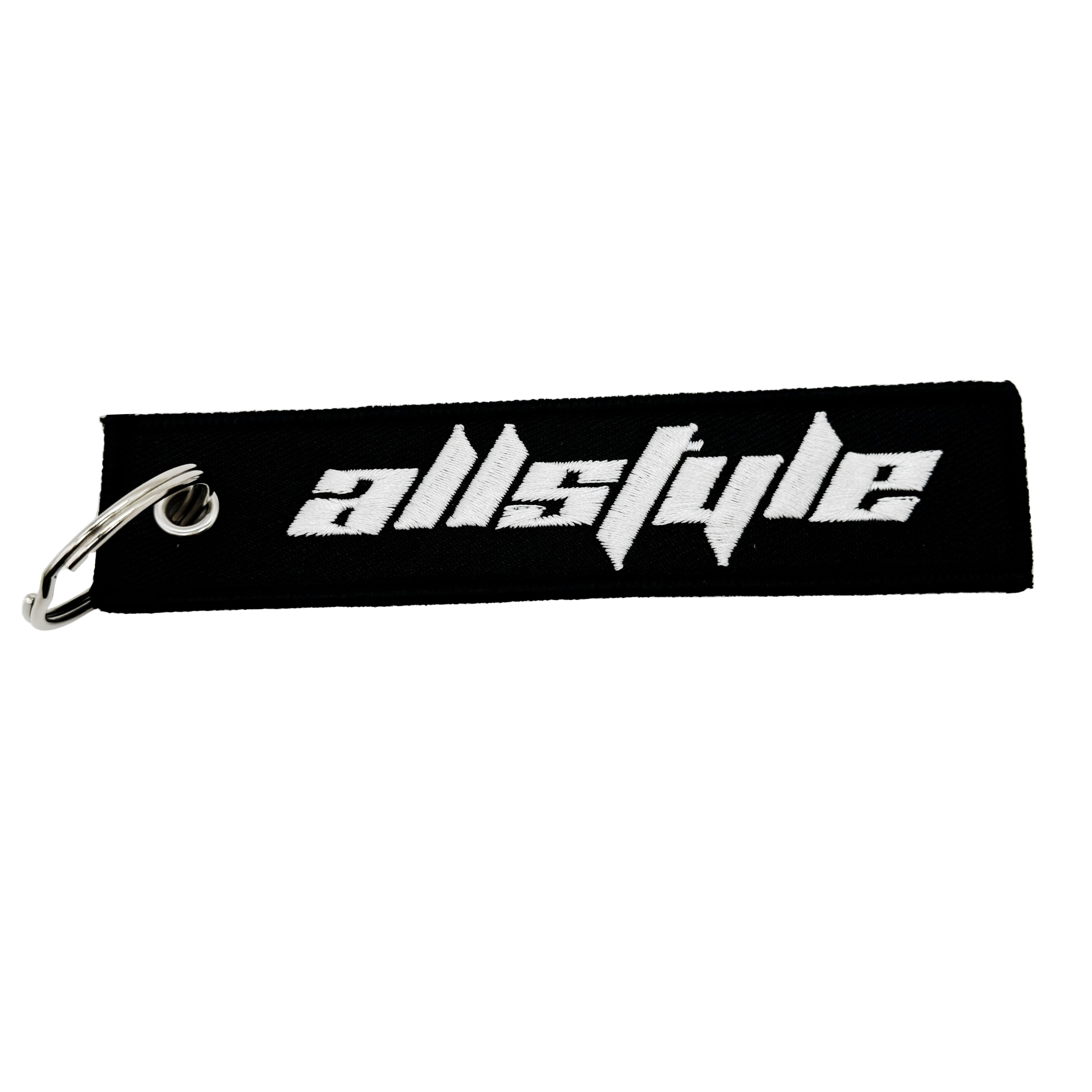 MoMotorcycle Custom Logo Embroidery Keychain Woven Keyring Home Decoration Accessories Bike & Car Key Tag