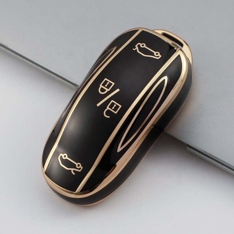 Car Accessories Key Fob Cover Full Protection Car Key Case Shell Remote Key Fob Shell For Tesla Model 3 Y S X