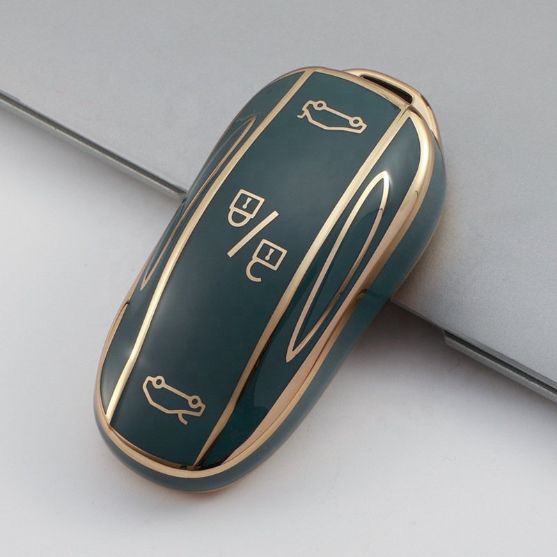Car Accessories Key Fob Cover Full Protection Car Key Case Shell Remote Key Fob Shell For Tesla Model 3 Y S X