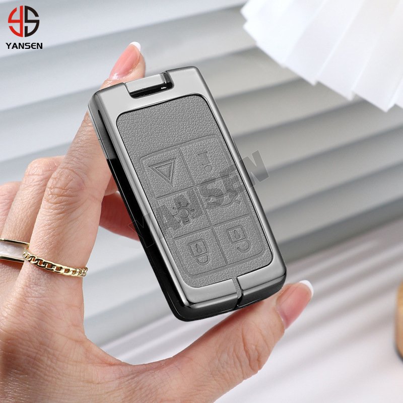 Leather Car Key Case Cover for Volvo S60 V60 XC60 S70 V70 XC70 S80 XC90 Auto Key Fob Shell Car Styling Keychain Accessory