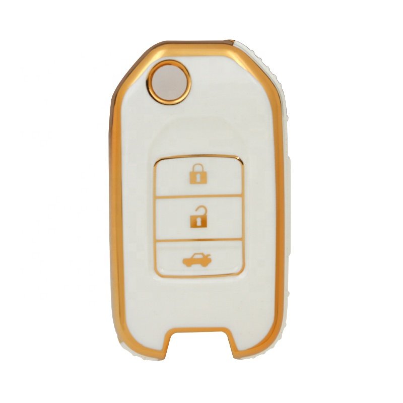 Car Key Case Cover For Honda 3 Buttons Remote Cover XRV CRV Crider Accord Fit Shuttle car key case Fob Protect cover