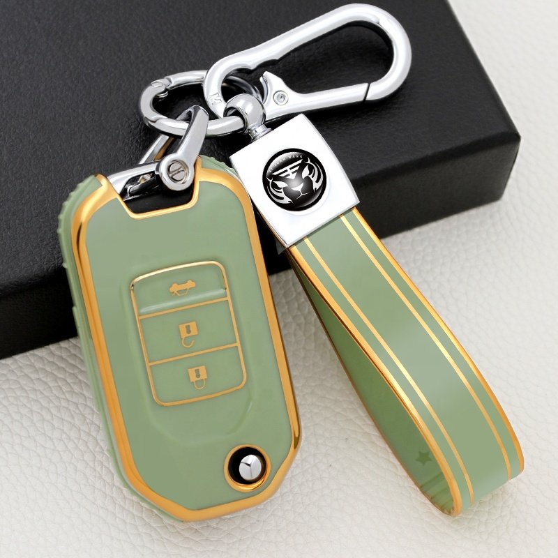 Car Key Case Cover For Honda 3 Buttons Remote Cover XRV CRV Crider Accord Fit Shuttle car key case Fob Protect cover
