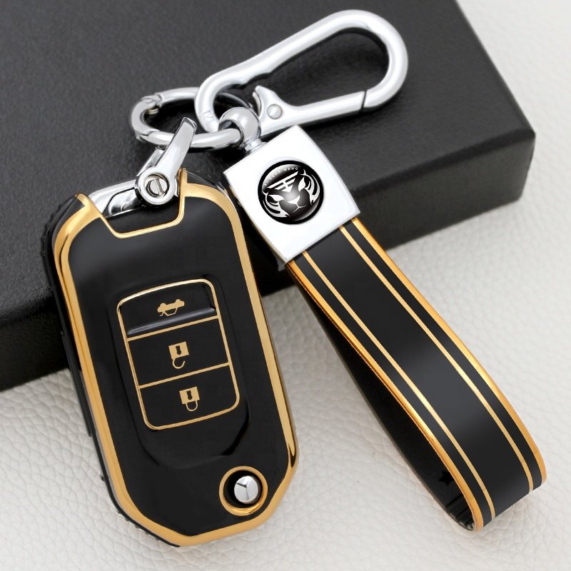 Car Key Case Cover For Honda 3 Buttons Remote Cover XRV CRV Crider Accord Fit Shuttle car key case Fob Protect cover