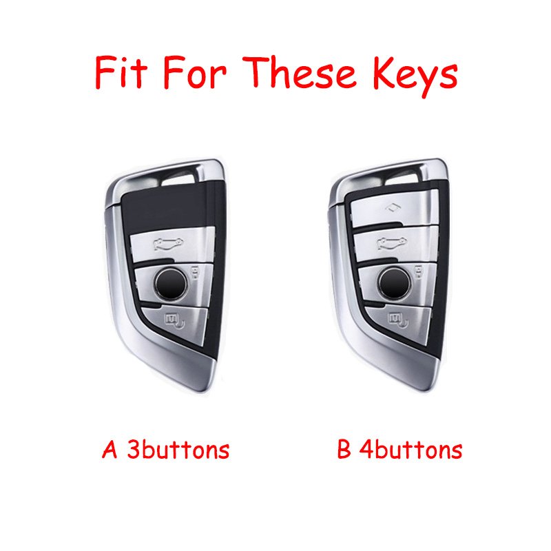 Carbon Fiber ABS Car Key Case Cover Shell for BMW X1 X3 X4 X5 F15 X6 F16 G30 7 Series G11 F48 F39 520 525 f30 118i 218i 320i
