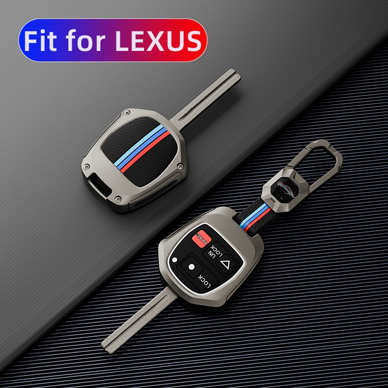 metal silicone car key case Alloy Car Key Case Cover Shell fob For Lexus car key Accessories