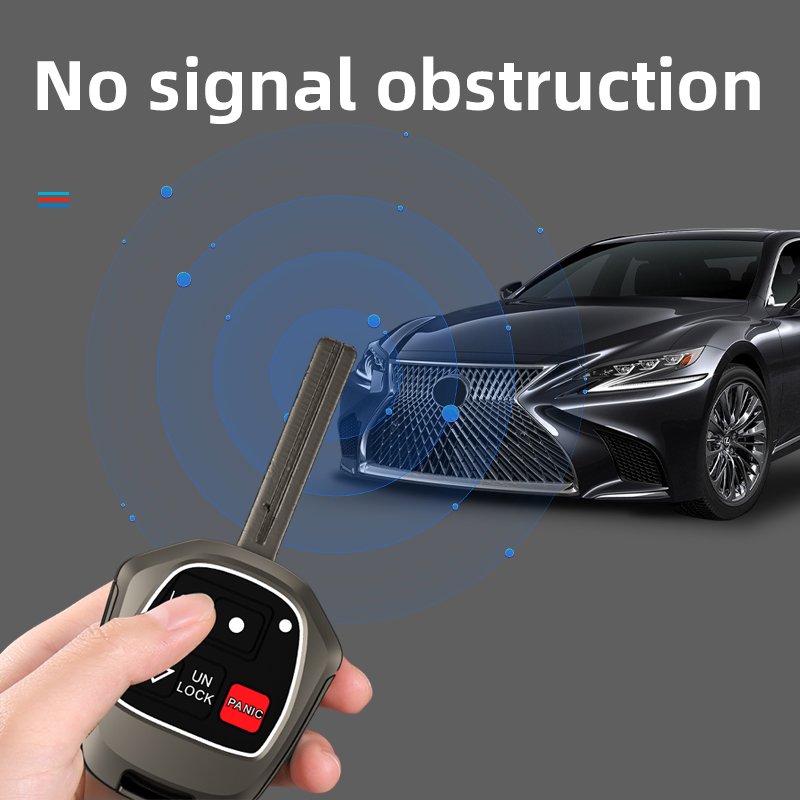 metal silicone car key case Alloy Car Key Case Cover Shell fob For Lexus car key Accessories