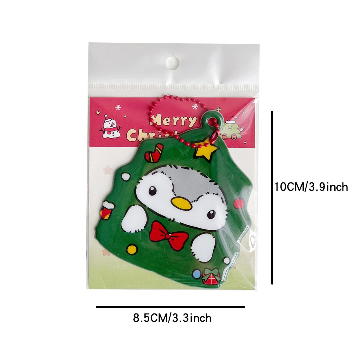 Factory PVC Keychains Christmas Decor Gifts Festive Key Ring Accessories Car Decoration Home Presents Key Holder
