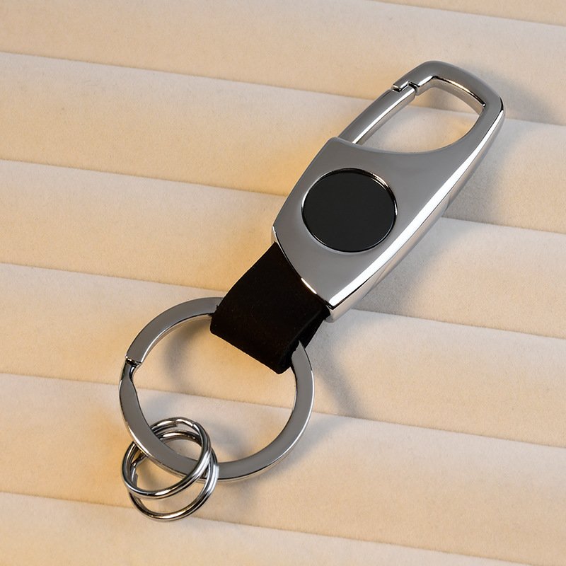 Custom Luxury Sublimation Genuine Leather Keychain Car Pendant Keychain Accessories Custom Key Chains