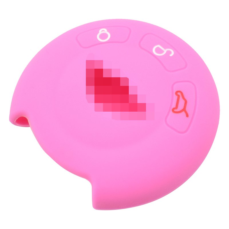 3 Buttons Silicone Car Key Case For B-MW M-ini C-ooper Auto Accessories Cover Fob Car Styling Protective Skin