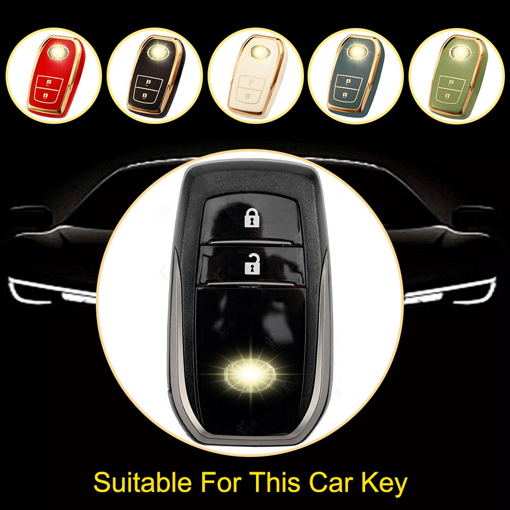 Innofit TOC2T1 Car Smart Key Case TPU Factory Stock For Toyota Camry Crown RAV4 Highlander New Style Cheap Auto Accessory