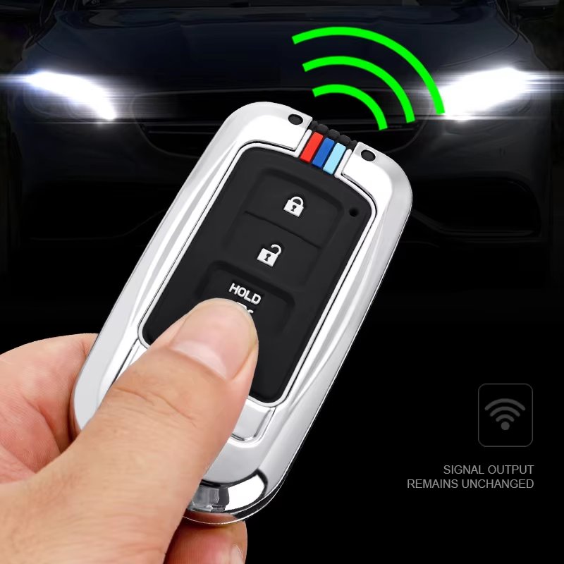 Zinc Alloy Hard Metal Car Key Cover Case Car Remote Key Fob Smart Key Shell Holder Fit for Toyota Car Key Accessories