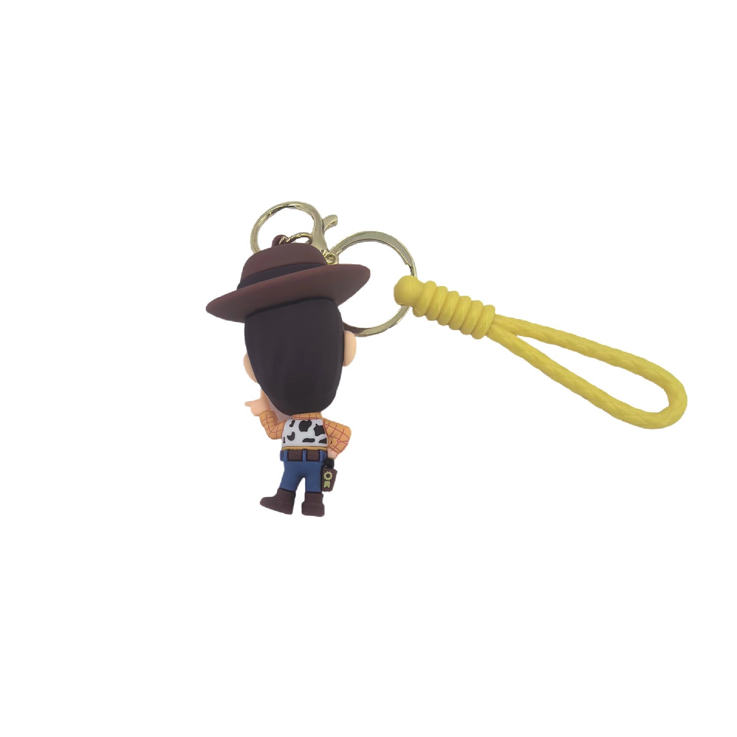 Hot Sell America Anime Keychain silicone Keychain 3D PVC Bag Doll Pendant Woody Keychains Anti-Lost Car Key Bag Accessories