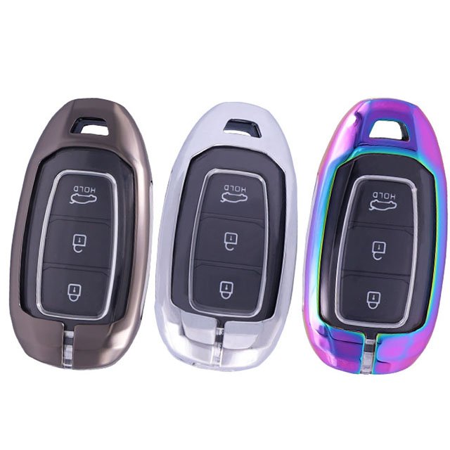 Sonata remote metal car key case cover Hyundai series car key case shell car key accessories