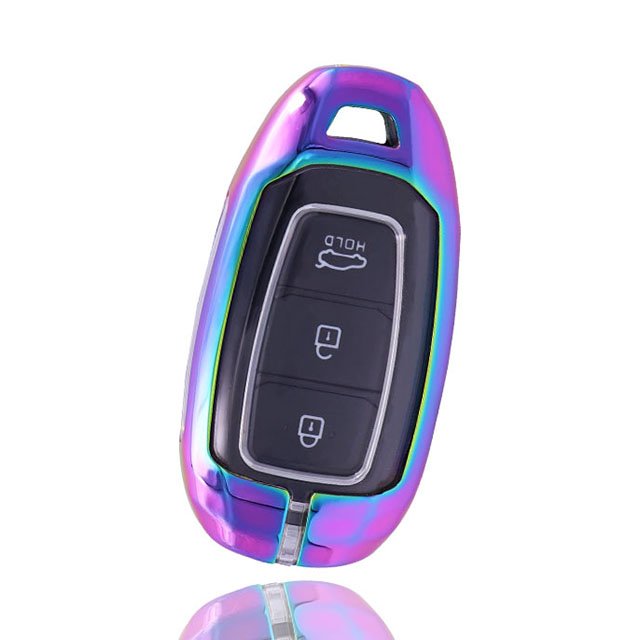 Sonata remote metal car key case cover Hyundai series car key case shell car key accessories