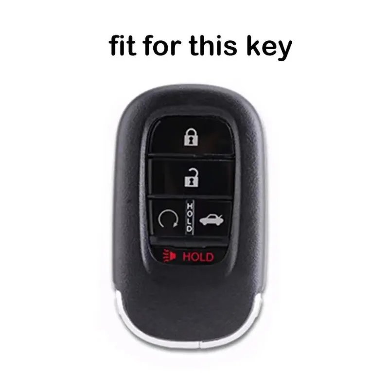 Silicone Car Key Case Cover Shell For HONDA CIVIC 11th Gen VE-1 Accord 2021 2022 Case Key Protection Set Keychain Accessories