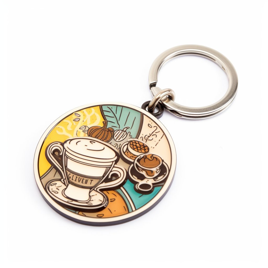 Wholesale Car Accessories Keyring Custom Logo Metal Keychain Blank Key Holder Ring Custom Hard Soft Enamel Keychain Key Chain