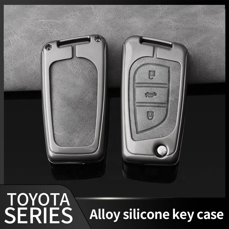 Simple Style Custom Zinc Alloy Leather Car Key Fob Case New Trend Car Key Covers