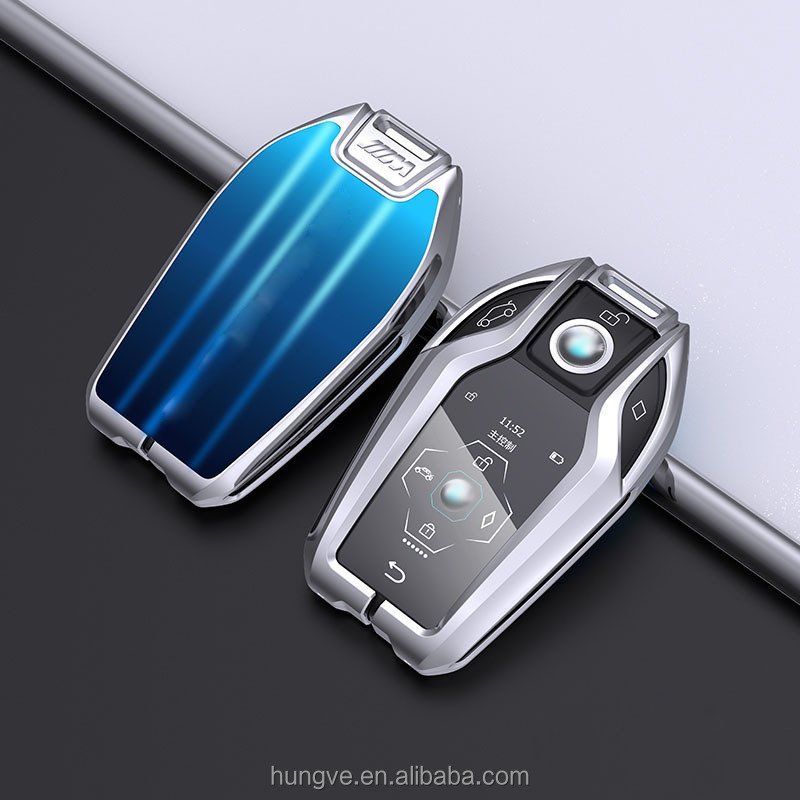 New Zinc Alloy Car Remote Key Case Cover Holder Fob For BMW 7 Series