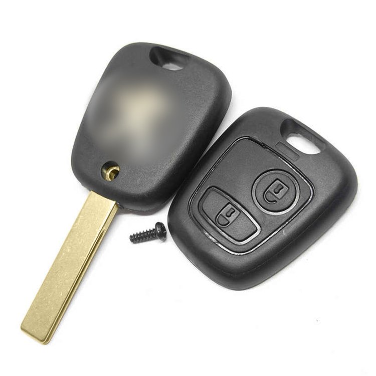 Topbest Remote key Case for P-eugeot 207 307 308 407 607 807 Car Key shell 2 Buttons Vehicle Keys