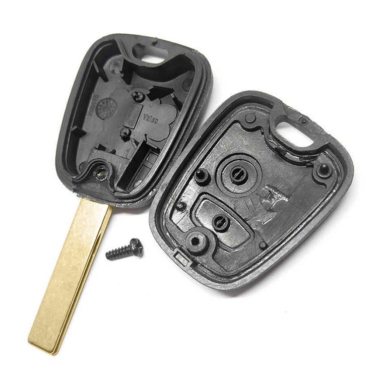 Topbest Remote key Case for P-eugeot 207 307 308 407 607 807 Car Key shell 2 Buttons Vehicle Keys