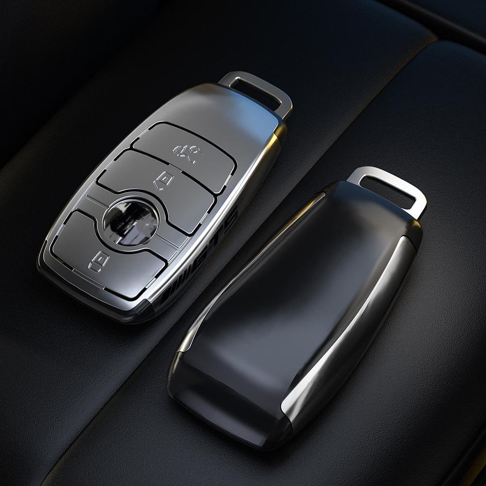New Fashion Car Key case For Mercedes Benz GLC C E S Class Remote control Zinc Alloy Key Ring Case Cover