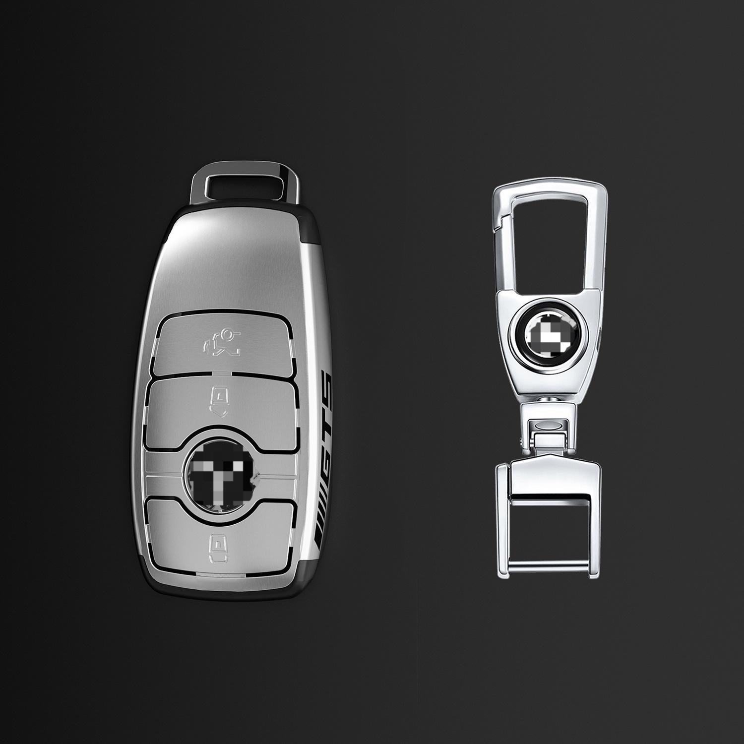 New Fashion Car Key case For Mercedes Benz GLC C E S Class Remote control Zinc Alloy Key Ring Case Cover