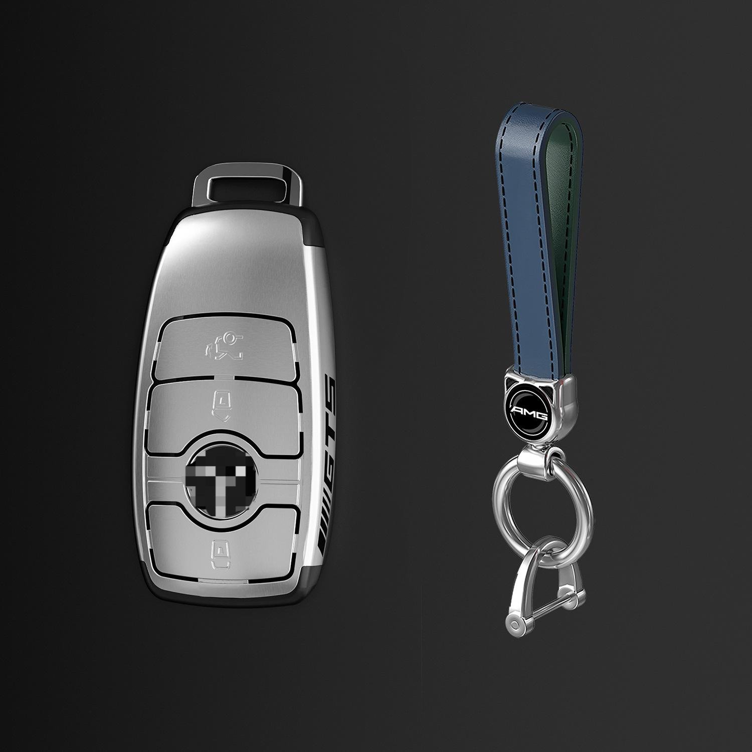 New Fashion Car Key case For Mercedes Benz GLC C E S Class Remote control Zinc Alloy Key Ring Case Cover