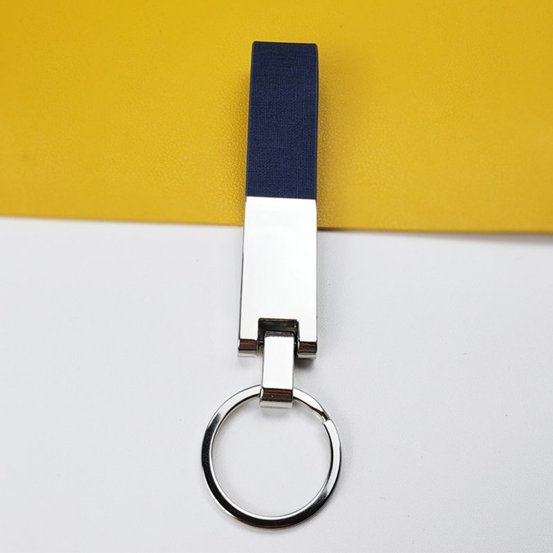 Wholesales Women Men Gift Metal Car Brands Keyring Holder Leather Keychain