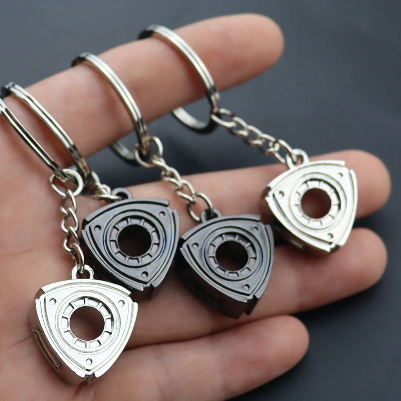 Customized Metal Car Gear Box Gear Shifter Keychain Automotive Turbine Turbo Key Chain Car Part Keychain