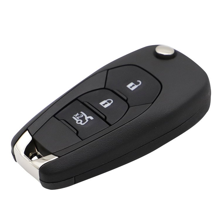 Topbest 3 Buttons 433mhz 46chip Remote Flip Key for Original C-hevrolet cruze 3 buttons flip remote key