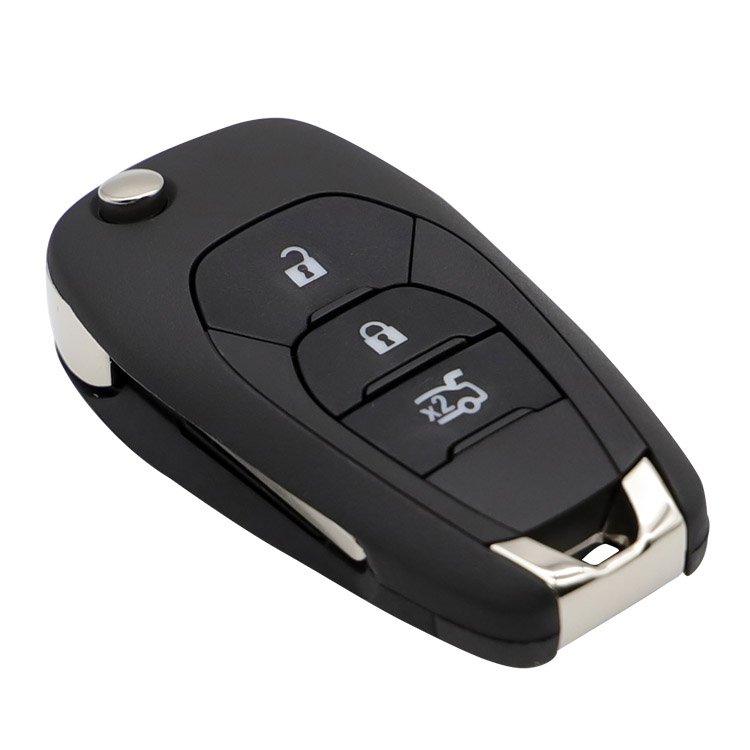 Topbest 3 Buttons 433mhz 46chip Remote Flip Key for Original C-hevrolet cruze 3 buttons flip remote key