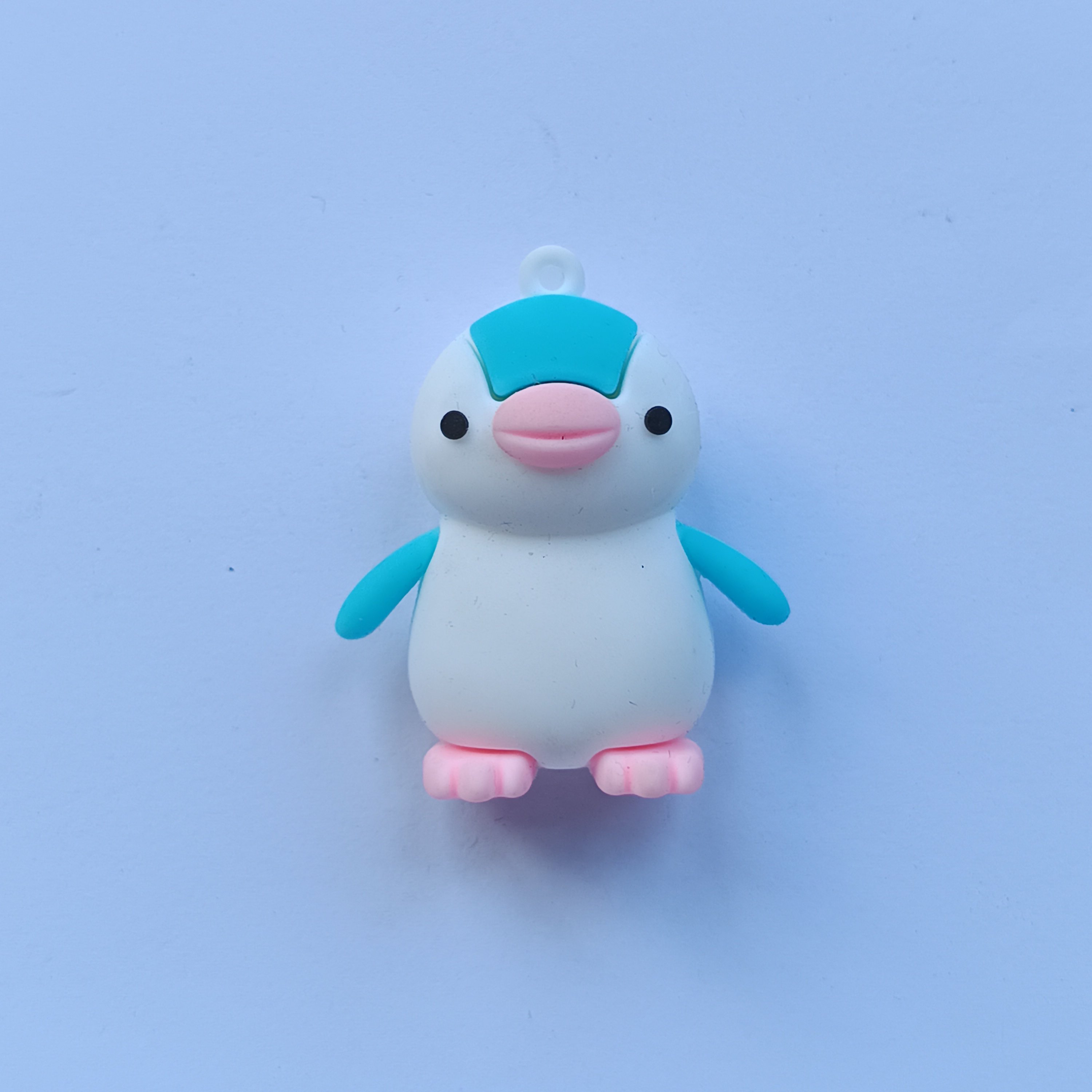 Factory Customization wholesale PVC 3D cute cartoon animal crab and penguin keychain doll key ring accessories Car Pendant