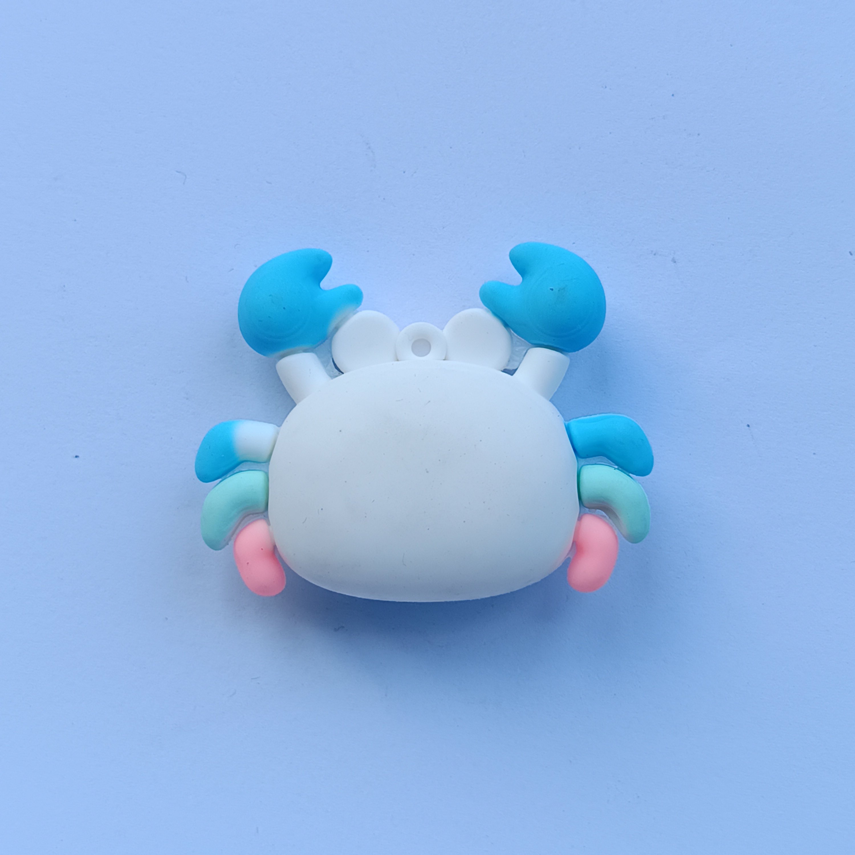 Factory Customization wholesale PVC 3D cute cartoon animal crab and penguin keychain doll key ring accessories Car Pendant