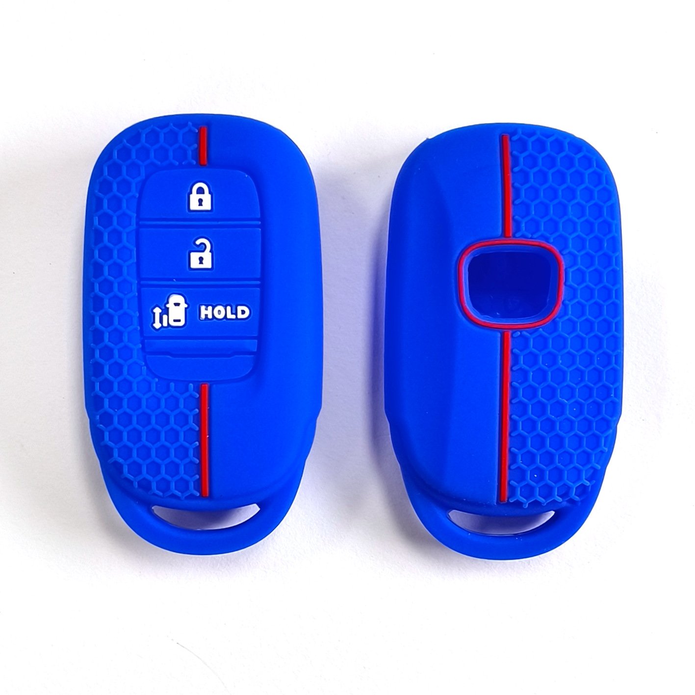 Top fashion Silicone and grid smart remote control 3 Button Car Key Fob Cover Case for Honda CIvic or Accord Breeze 2023