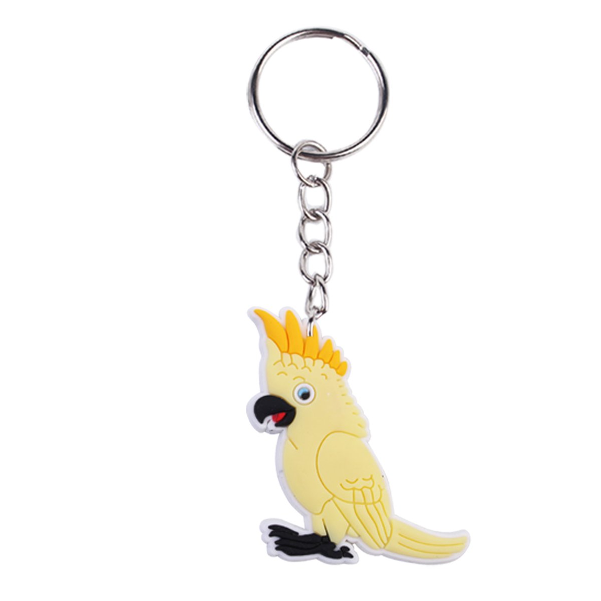 2024 New arrive PVC rubber festival promotional gift key chains Wholesale cartoon Animal key ring custom design Bag pendant