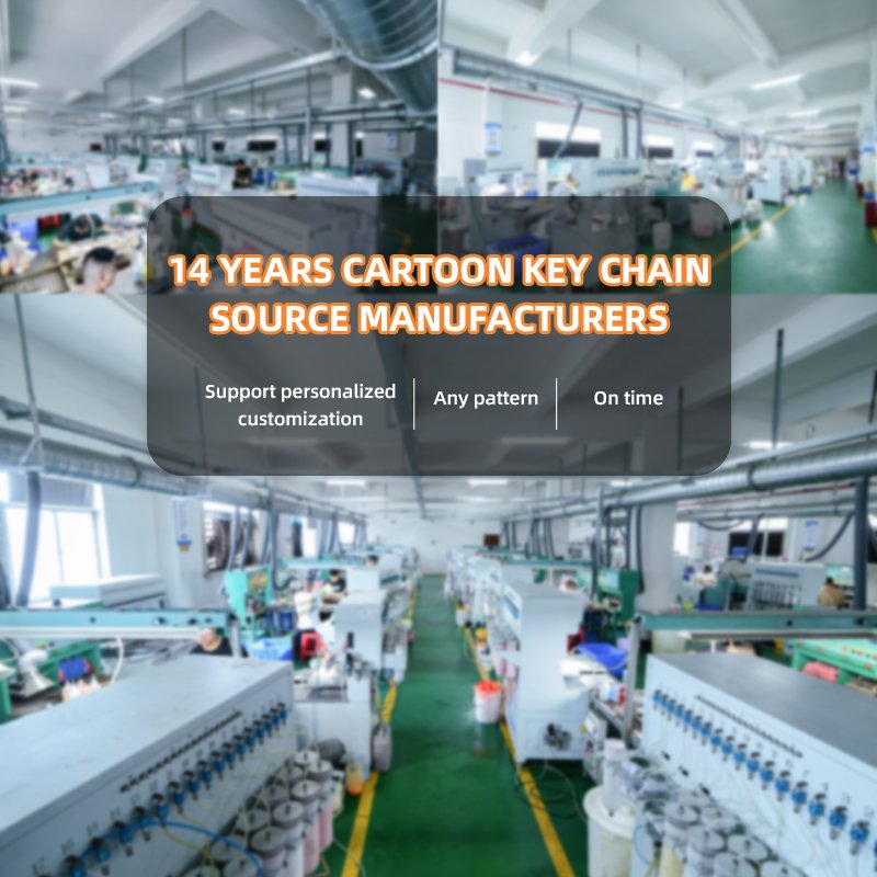 Custom PVC Key Chain Soft Silicone 3D Three-Dimensional Pendant DIY Car Key Chain with Custom Rubber Material