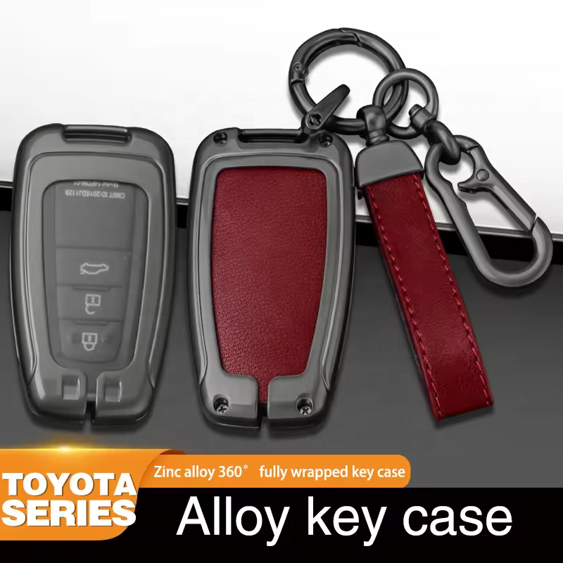 Car Remote Key Case Cover Protect Shell For Toyota Prius Camry Corolla Chr C-hr Rav4 Land Cruiser Prado Keychain Accessories