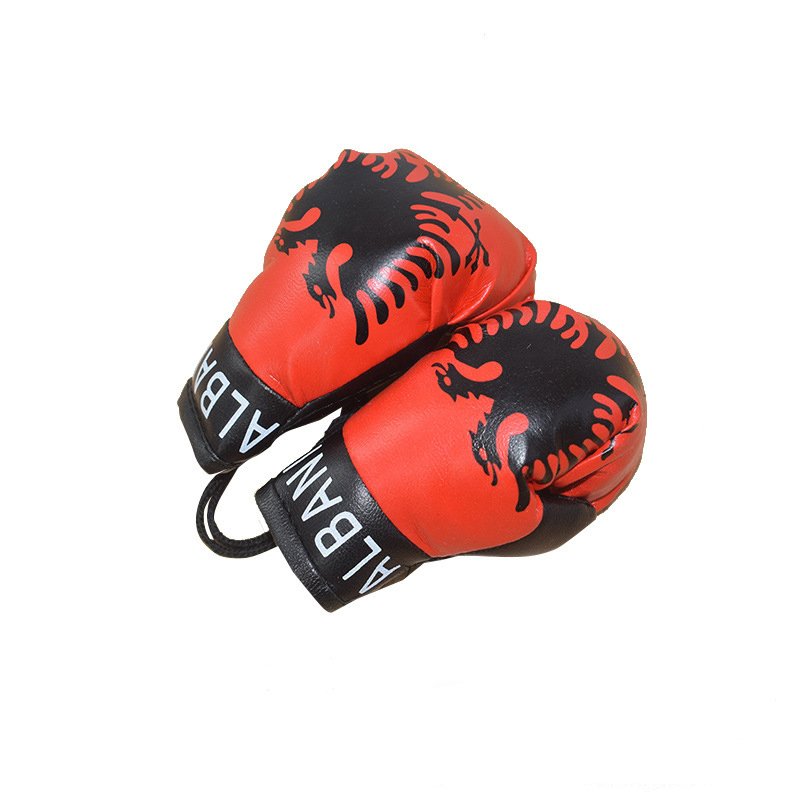 Factory Direct Sales Mini Boxing PU Leather Hand Craft Key Chains Car Hanger