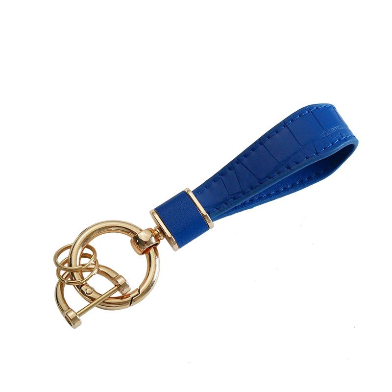 Women's Luxury Metal Leather Keychain Holder Men's Gadgets Couple Auto Keyring Accessories High Quality Car Key Holder
