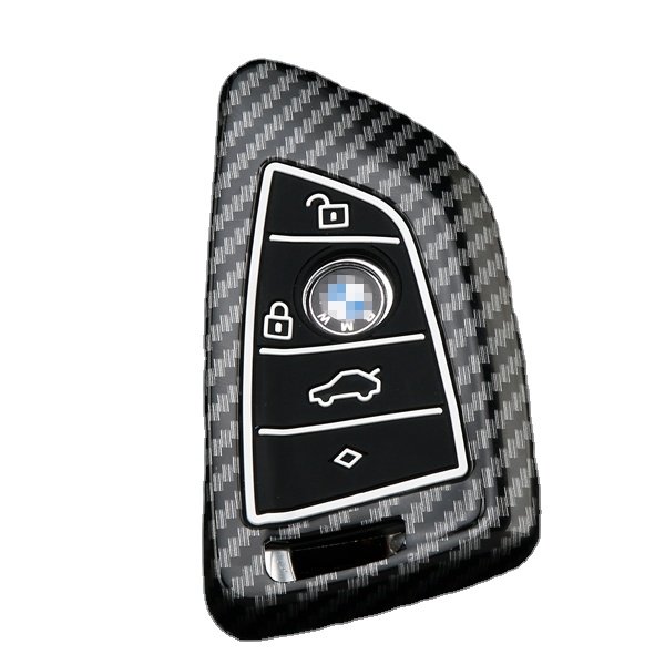 latest car accessories car key cover smart key double protection for bmw f20 carbon interior car key
