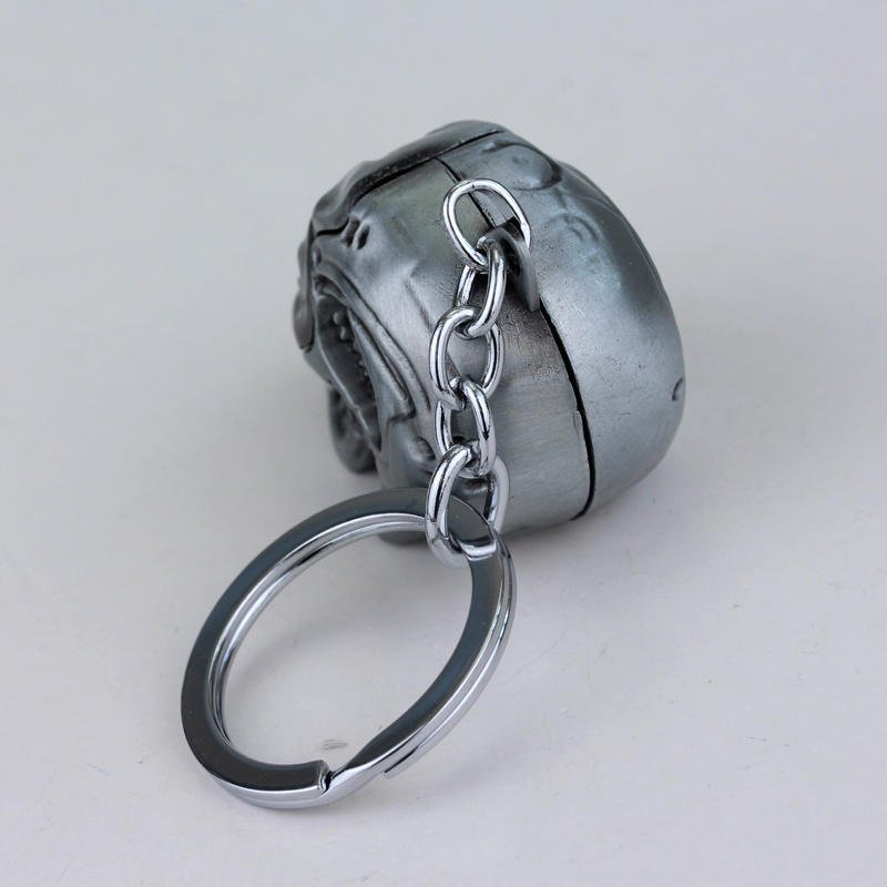 Men Women Fashion Pendant keyring Jewelry Car Key Accessories Vintage Charm Terminator Skull Head Keychain