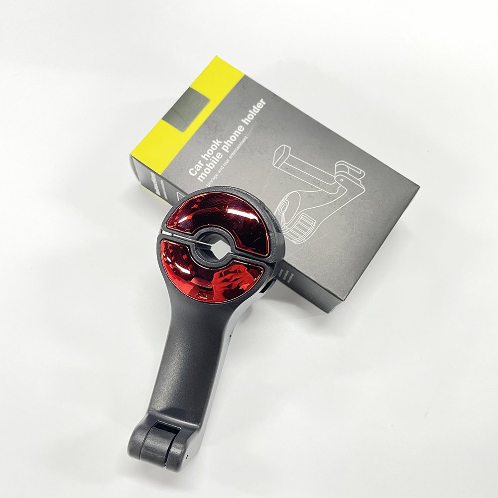 2 in 1 Universal Rotation Auto Gadget Accessories Strong Hanger Car Vehicle Back Seat Headrest Hook with Mobile Phone Holder
