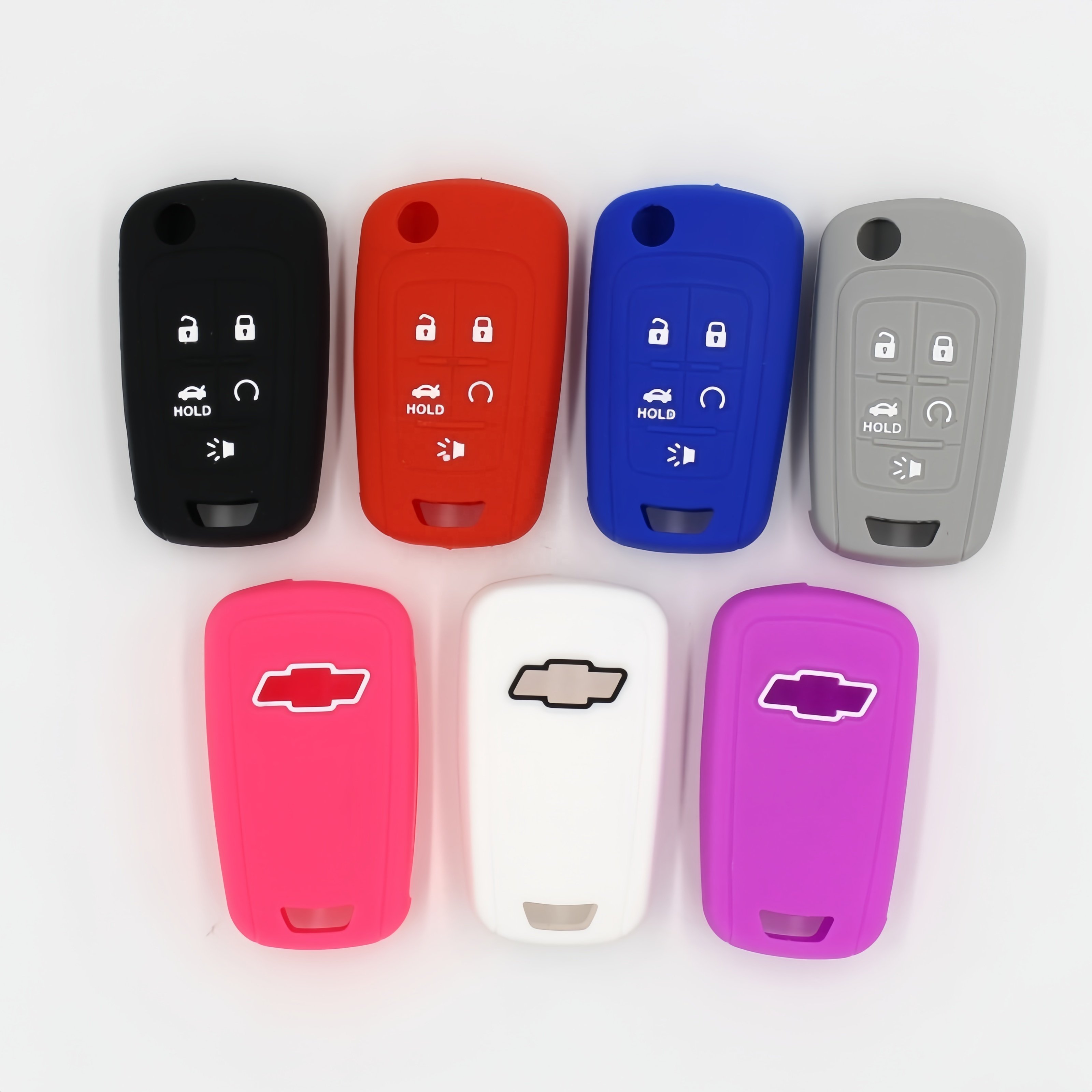 Silicone Car Key Cover For Colorful Key Fob Silicone Holder Replacement Case