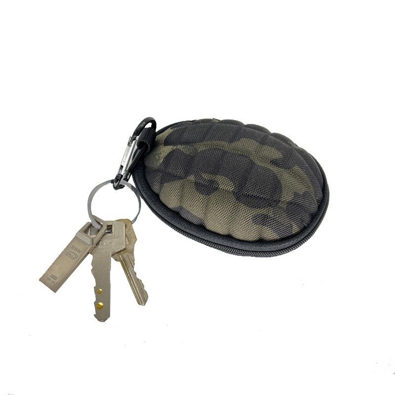 Grenade Key Bag Large Capacity Mini Small Wallet Coin Purse Professional Keychain Money Change Keys Earphone Case Pouch Holder